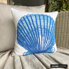 Koi Carp  Blue Throw Pillow Cover