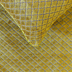 Geolux Legacy Chartreuse - Velvet Chartreuse Decorative Bed Runner and Pillow Cover