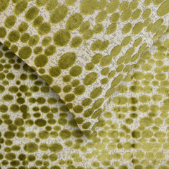 Chartreuse Pulse - Velvet Chartreuse Green Decorative Bed Runner and Pillow Cover