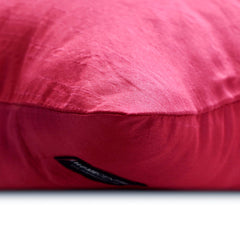 Fuchsia Tree Of Life - Fuchsia Pink Art Silk Throw Pillow Cover