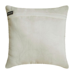 Ivory Roses - Ivory Art Silk Throw Pillow Cover