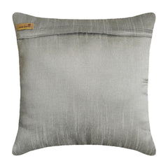 The Silver Tree - Silver Art Silk Throw Pillow Cover