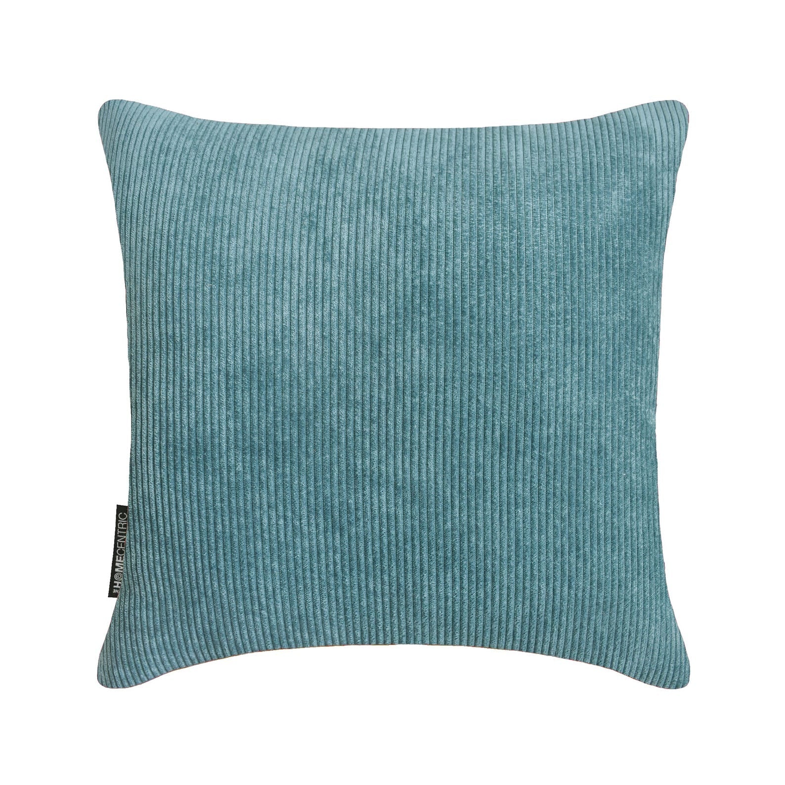 Teal Blue Cords Throw Pillow Cover