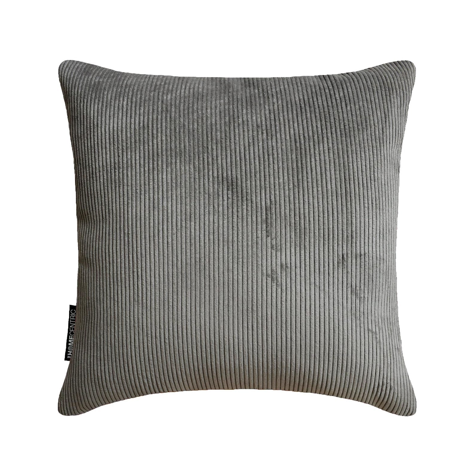 Dark Gray Cords Throw Pillow Cover