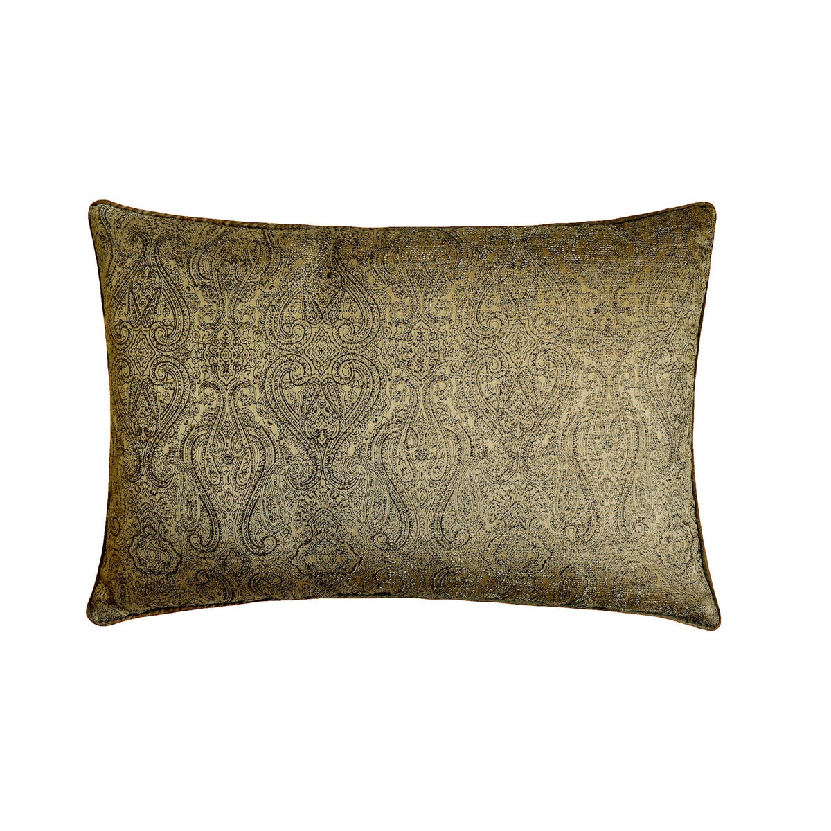 Golden Aura Lumbar Pillow Cover