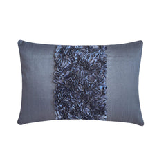 Blue Love - Art Silk Blue Decorative Lumbar Pillow Cover