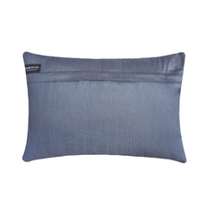 Blue Love - Art Silk Blue Decorative Lumbar Pillow Cover