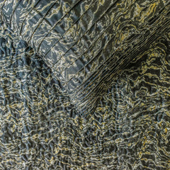 Stellaris - Jacquard Black Decorative Bed Runner and Pillow Cover