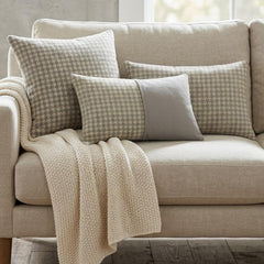 Gray Terra Hound Lumbar Pillow Cover