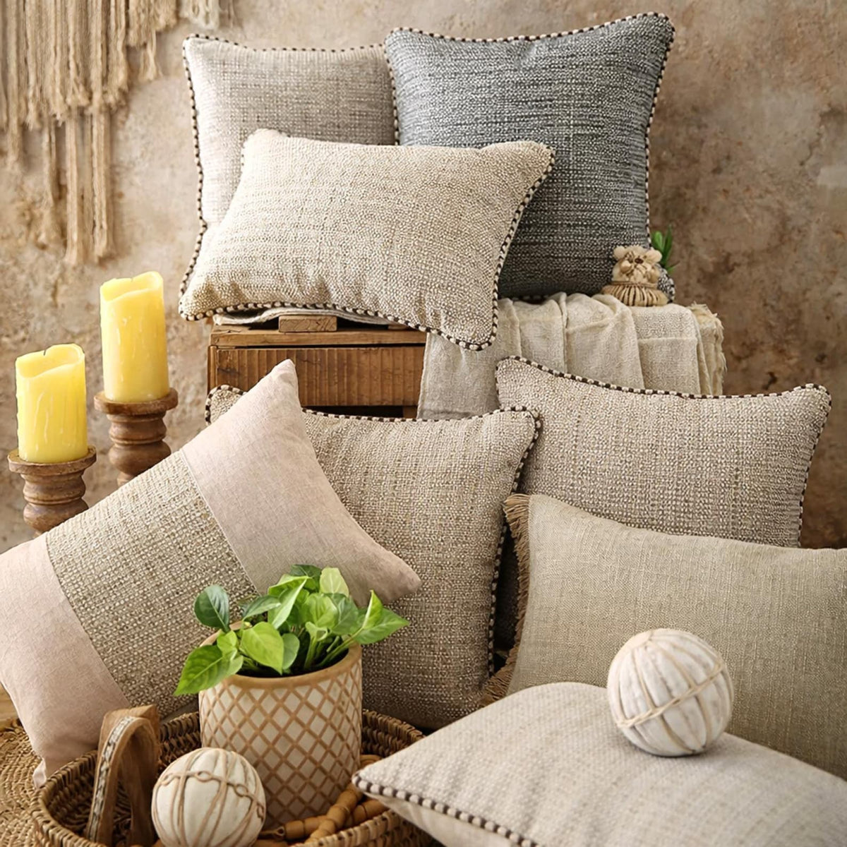 June Sage Lumbar Pillow Cover