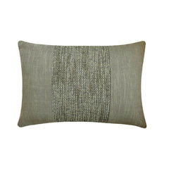 Sage Green Linen Lumbar Pillow Cover - June Sage