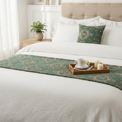 Ahmet Decorative Bed Runner and Pillow Cover
