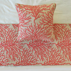 Coraline Pearls Decorative Bed Runner and Pillow Cover