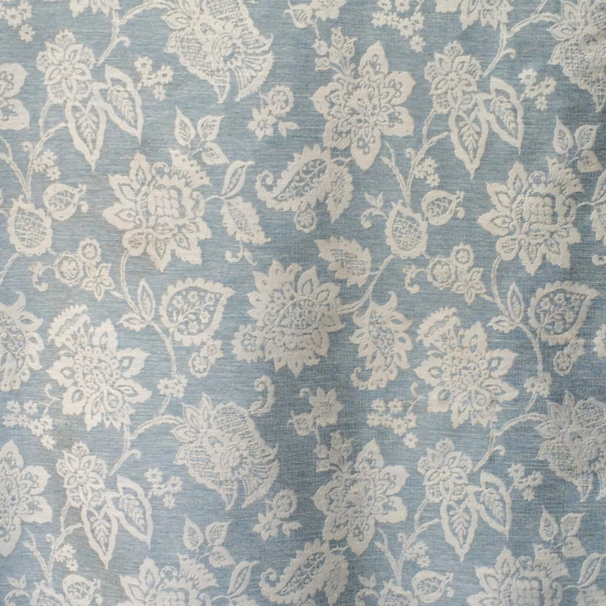 Teal Paradise Linen Fabric By The Yard