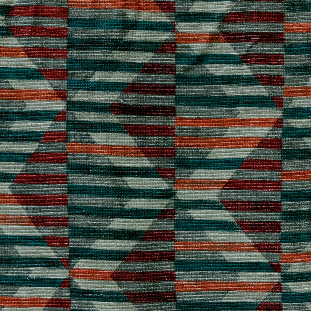 Retro Lines Printed Corduroy Fabric By The Yard