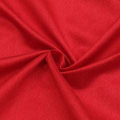 Blood Red Faux Silk Fabric By The Yard