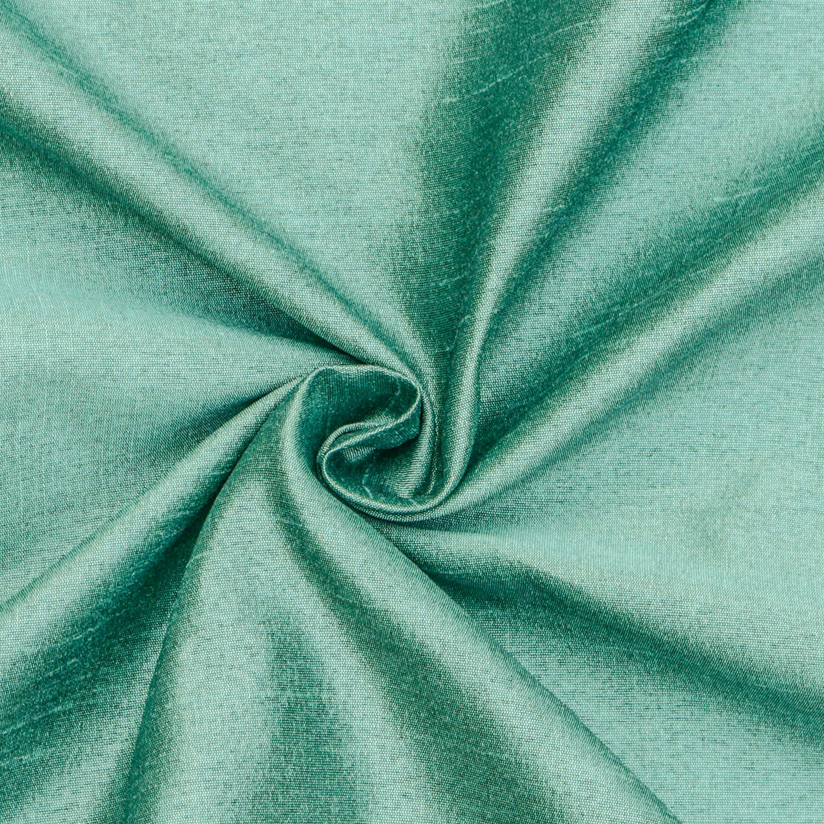 Capri Sea Green Faux Silk Fabric By The Yard