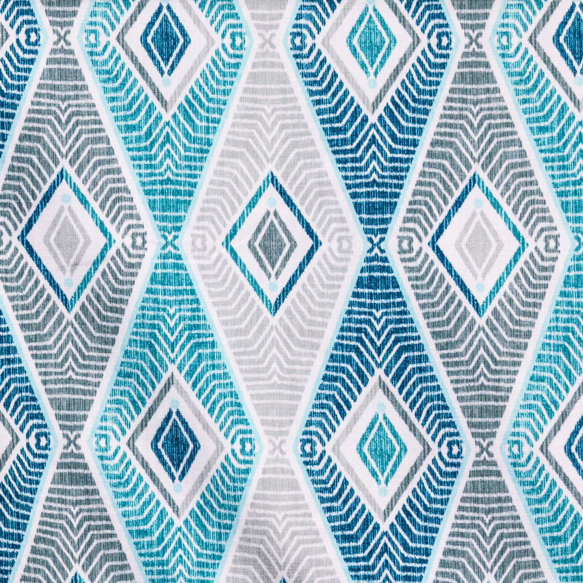 Blue Egyptian Cotton Fabric By The Yard
