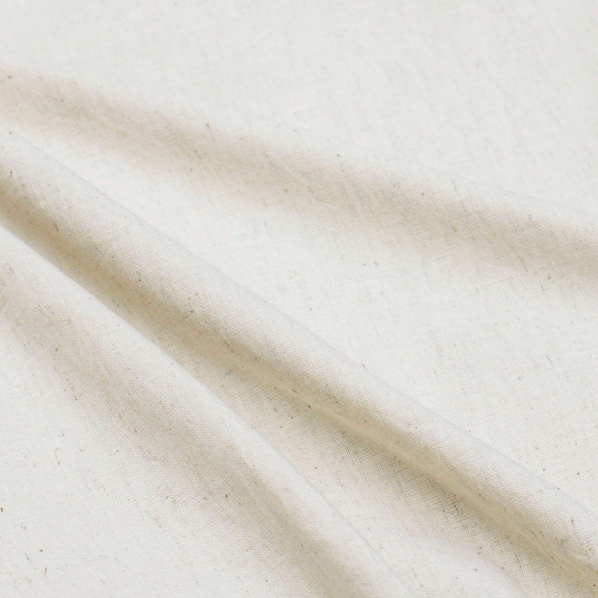 Ivory Cotton Linen Fabric