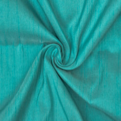 Aqua Faux Silk Fabric By The Yard