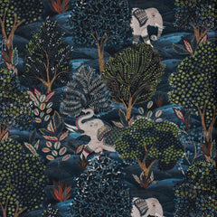 Blue Green Fabric