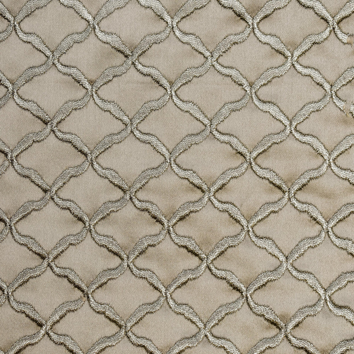 Gold Zari Satin Zari Embroidery Fabric by the Yard