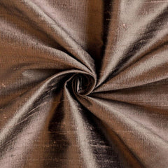 Bronze 100% Pure Silk Fabric By The Yard