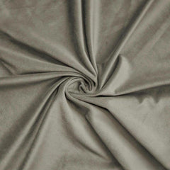 Taupe High Quality Plush Velvet Fabric by the Yard