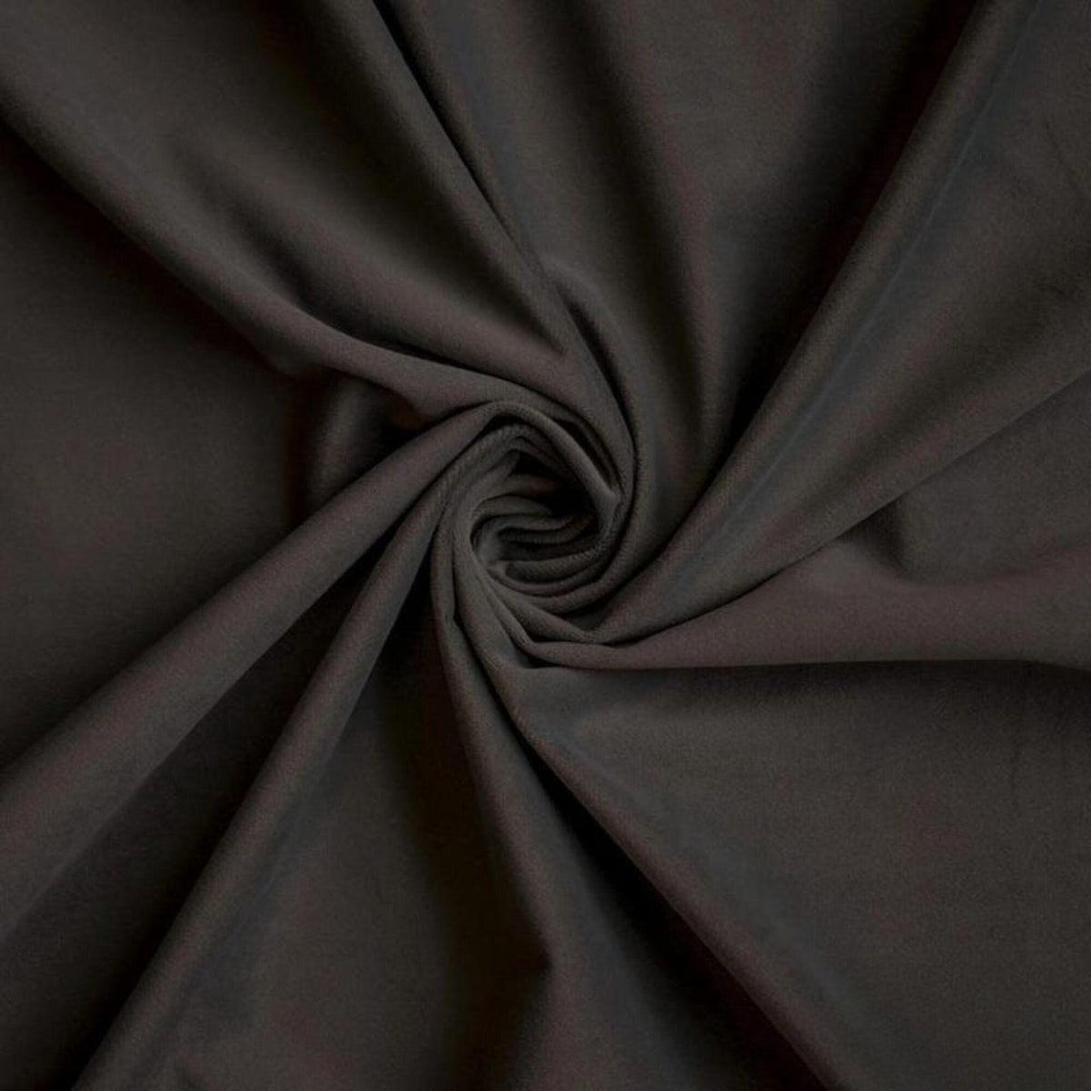 Dark Brown High Quality Plush Velvet Fabric by the Yard