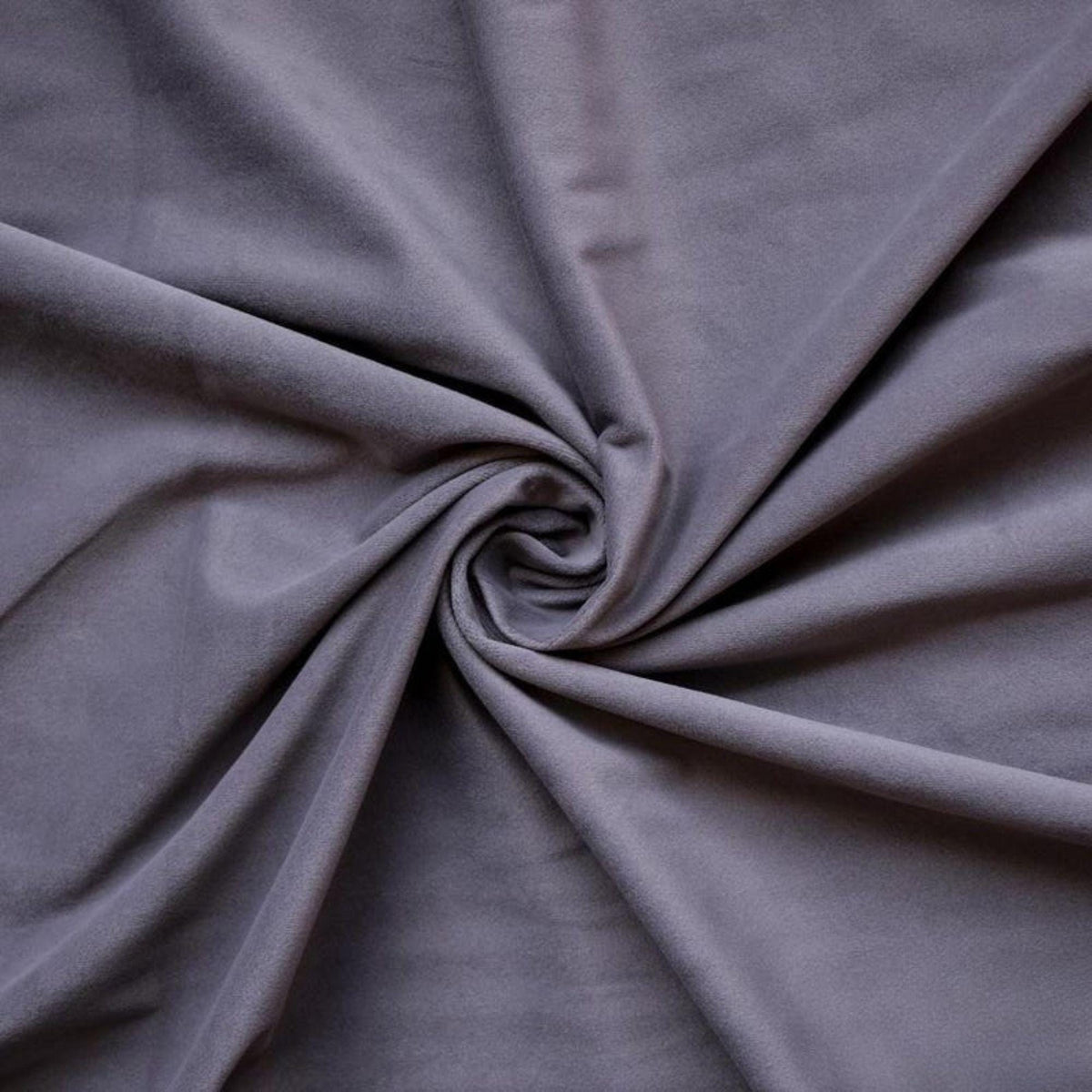 Lavender Grey High Quality Plush Velvet Fabric by the Yard