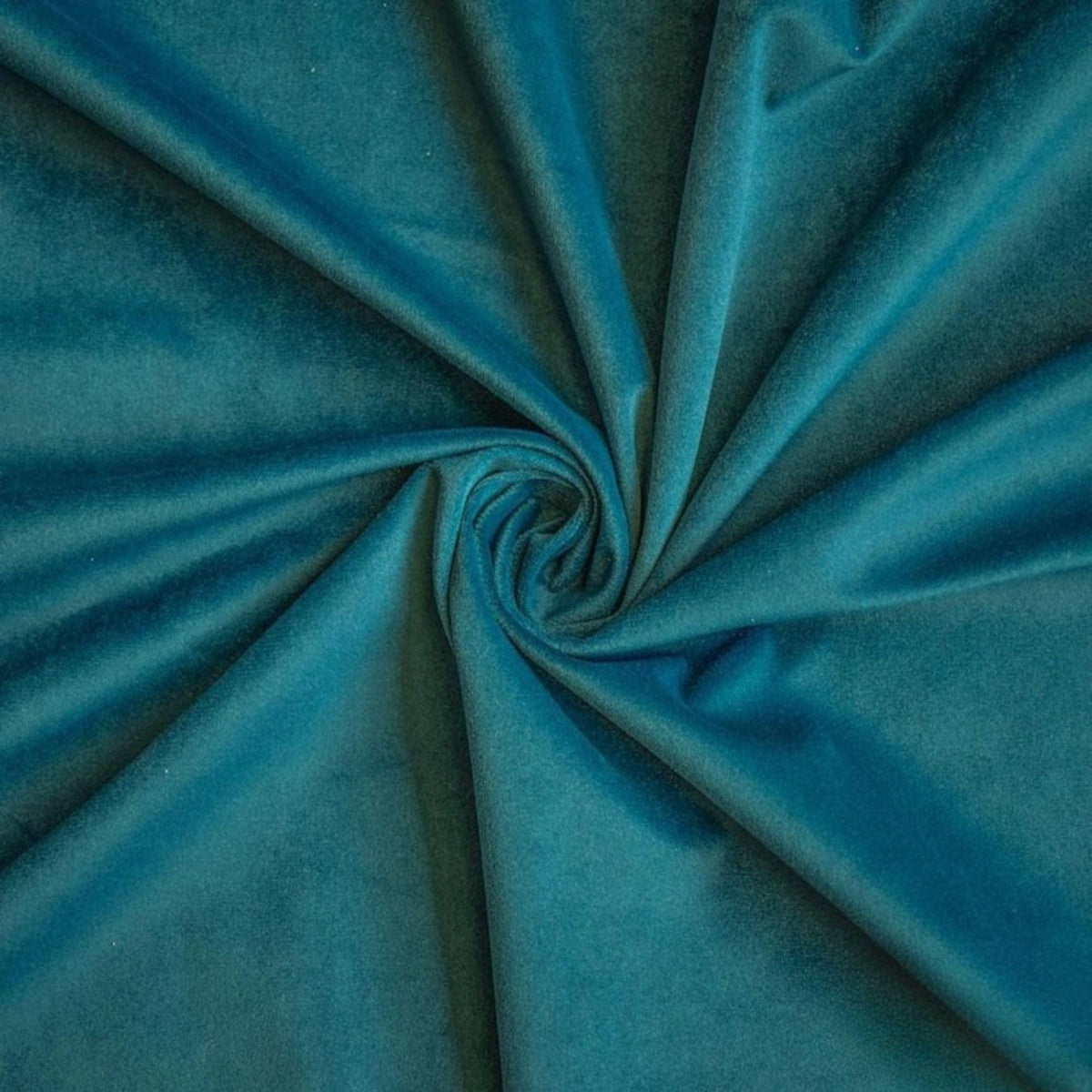 Peacock Green High Quality Plush Velvet Fabric by the Yard