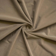 Mocha Brown High Quality Plush Velvet Fabric by the Yard