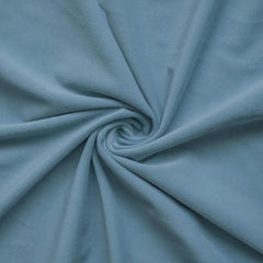 Dusky Blue High Quality Plush Velvet Fabric by the Yard