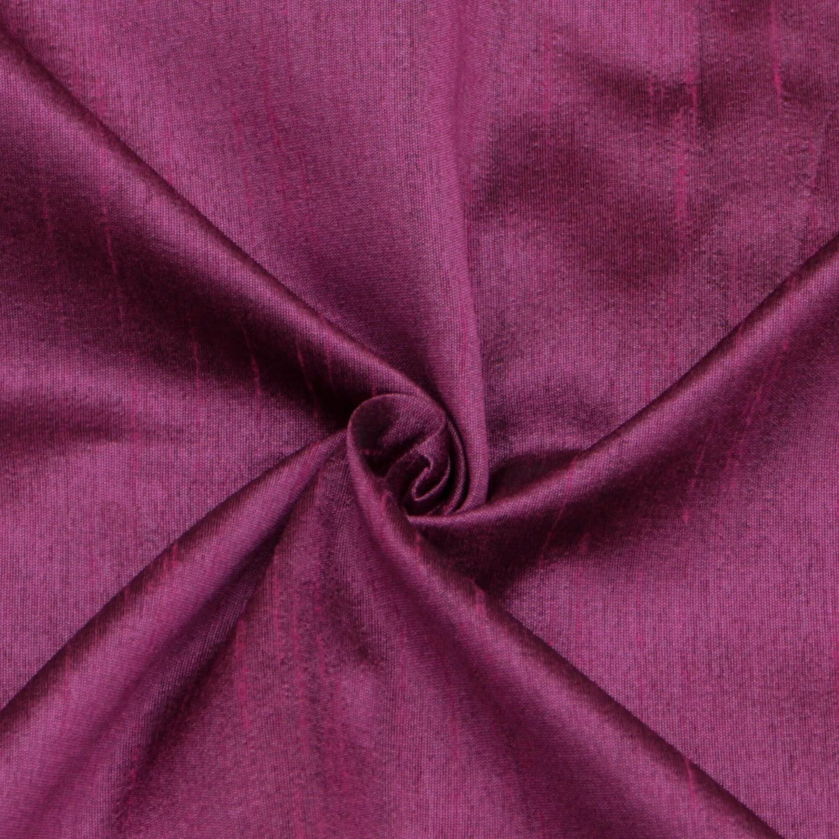 Boysenberry Purple Art Silk / Faux Silk Fabric By The Yard