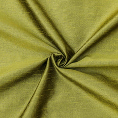 Olive Green Faux Silk Fabric By The Yard