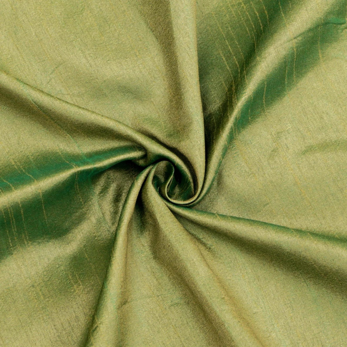 Apple Green Faux Silk Fabric By The Yard