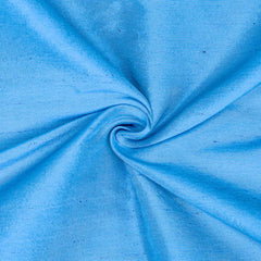 Blue Art Silk/Faux Silk Fabric by the Yard