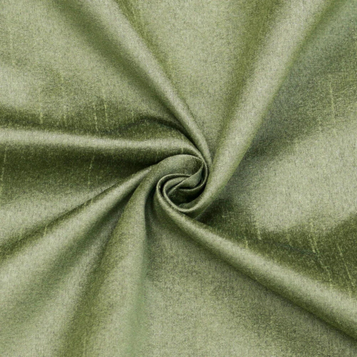 Taupe Green Faux Silk Fabric By The Yard