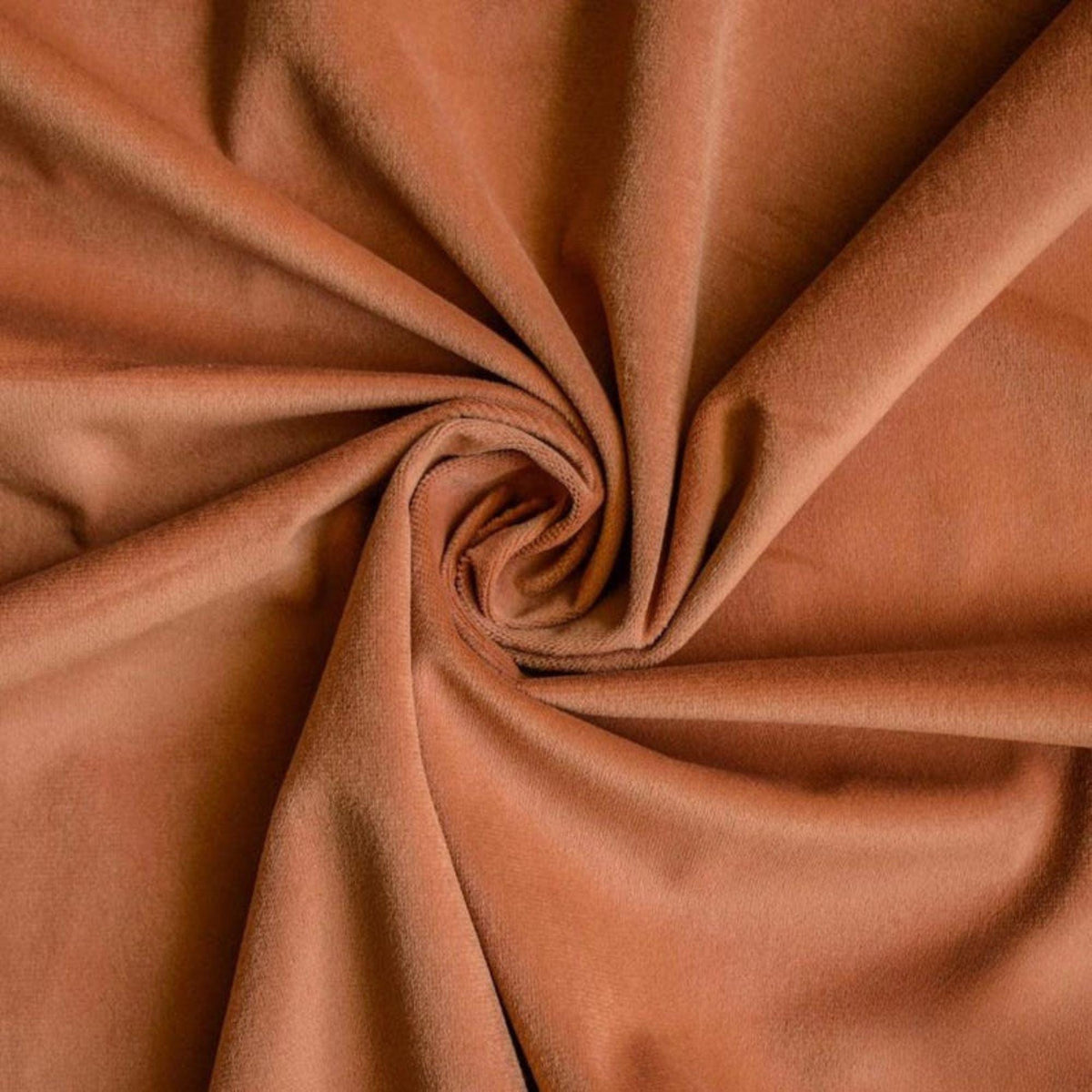 Tan High Quality Plush Velvet Fabric by the Yard
