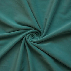 Teal Green High Quality Plush Velvet Fabric by the Yard