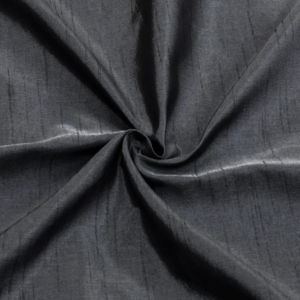 Charcoal Gray Faux Silk Fabric By The Yard