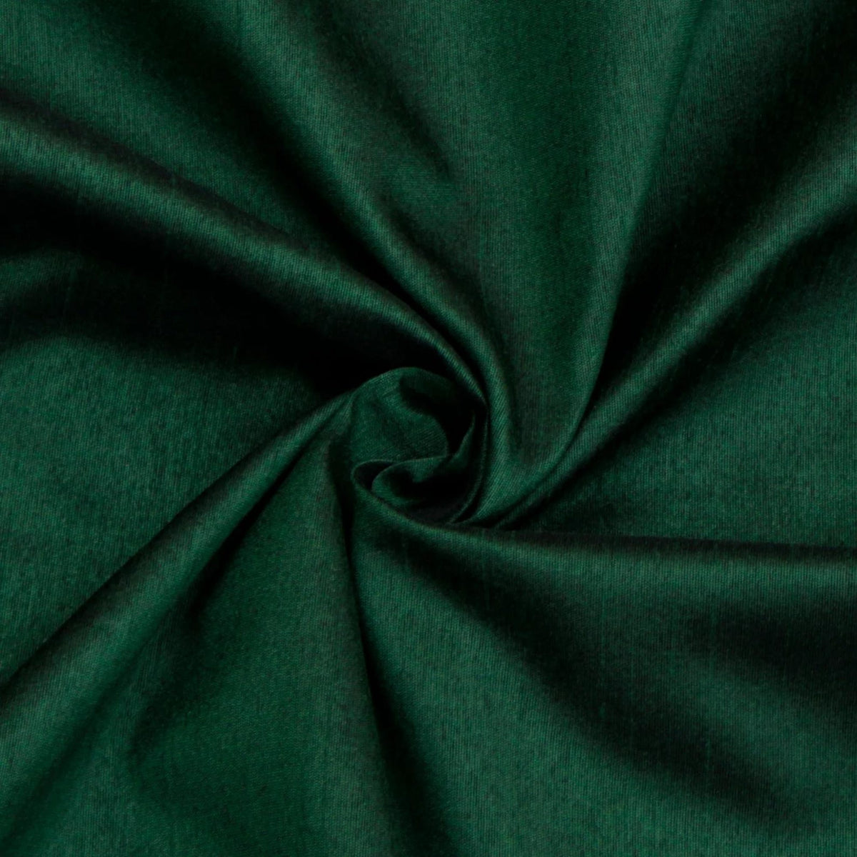 Bottle Green Faux Silk Fabric By The Yard