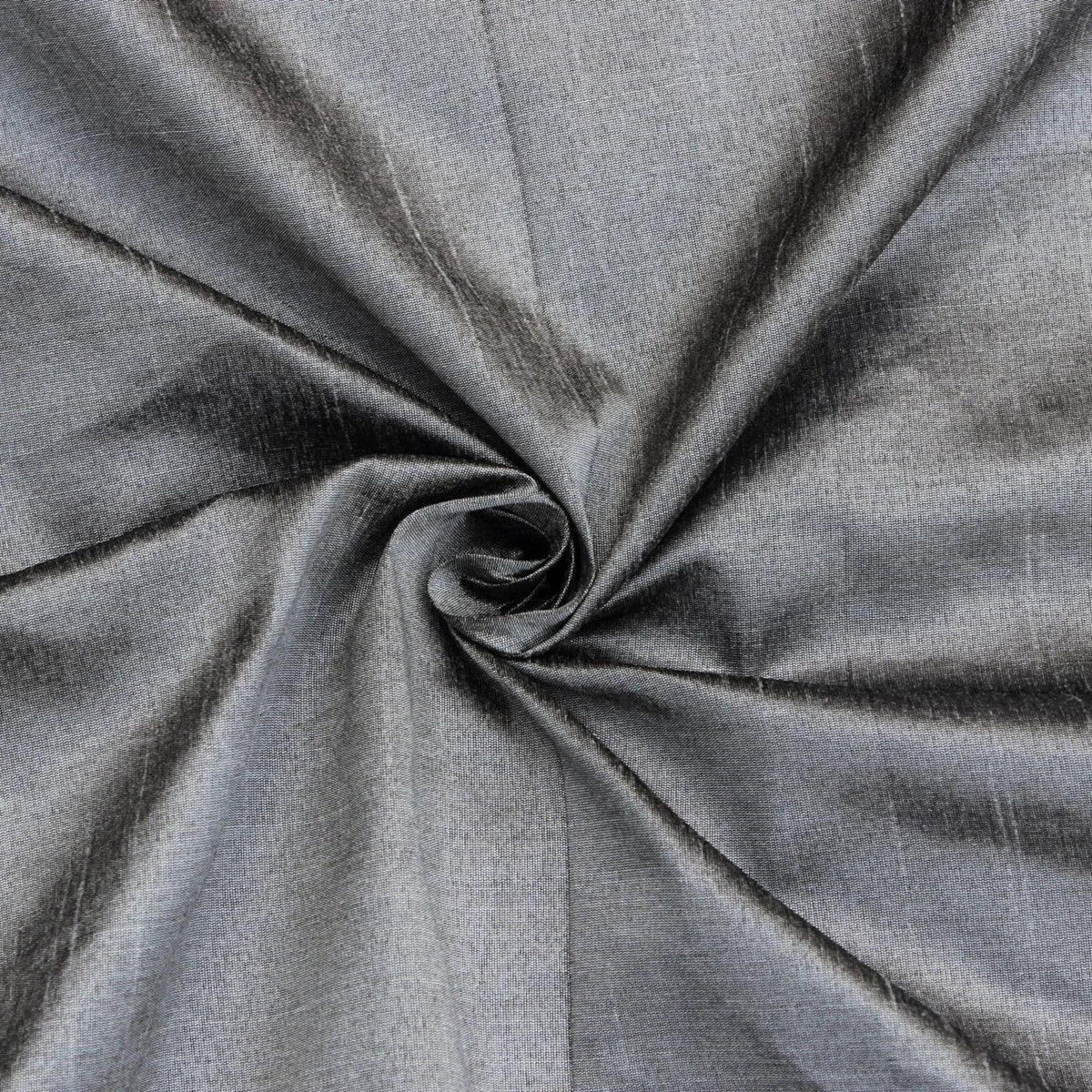 Pearl Silver Faux Silk Fabric By The Yard