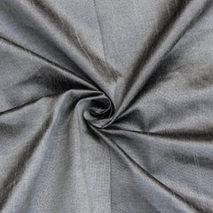 Pearl Silver Faux Silk Fabric By The Yard