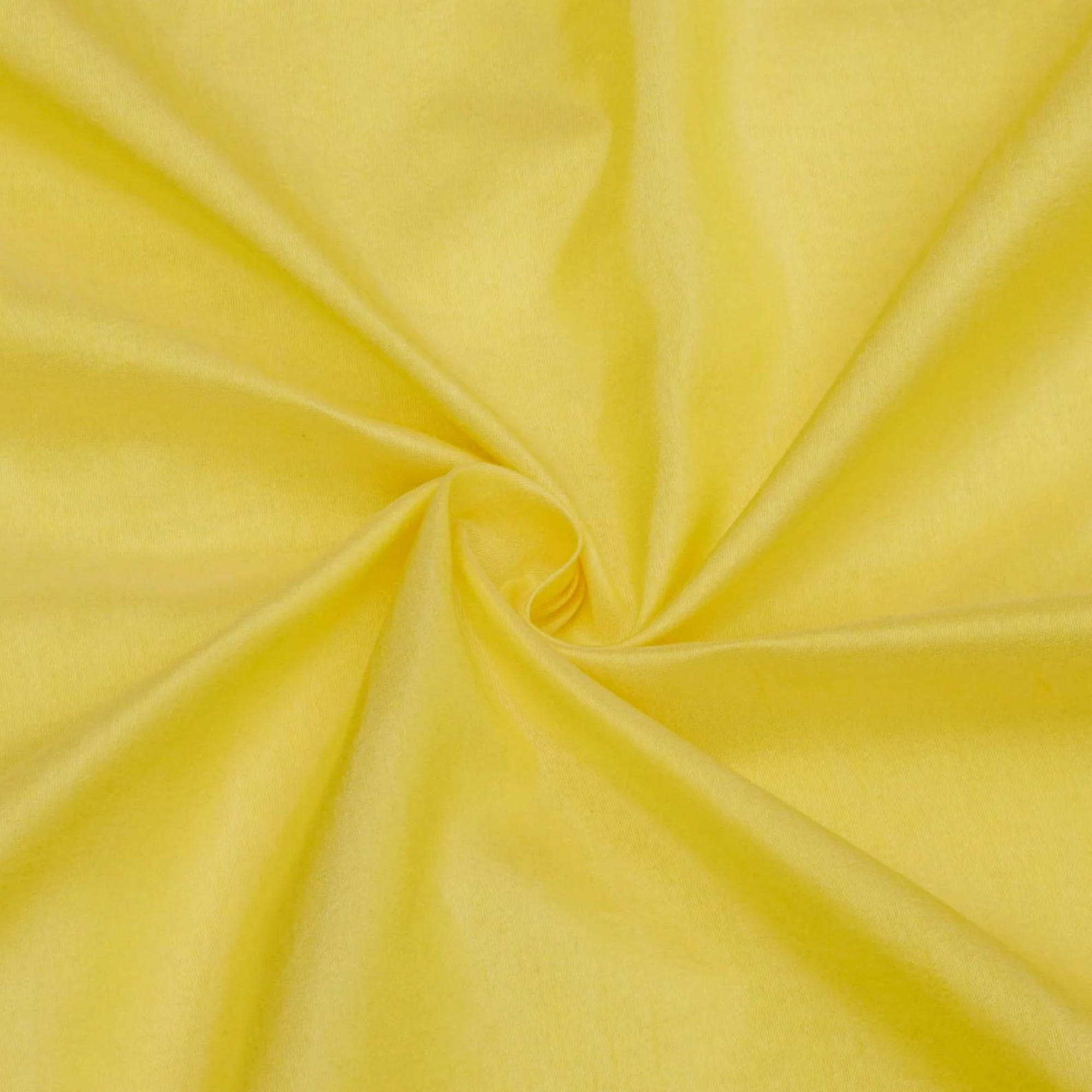 Yellow Faux Silk Fabric By The Yard