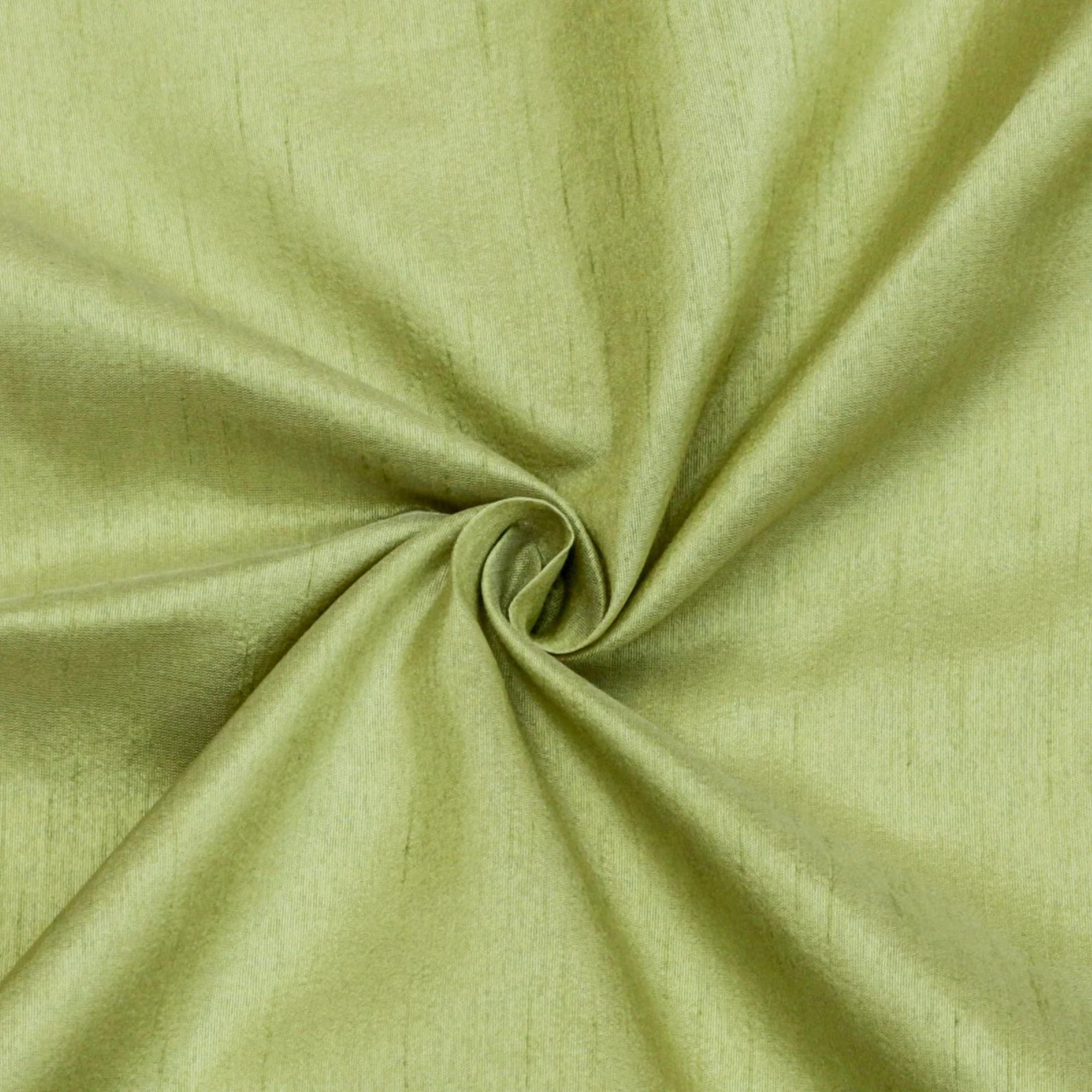 Gooseberry Green Faux Silk Fabric By The Yard