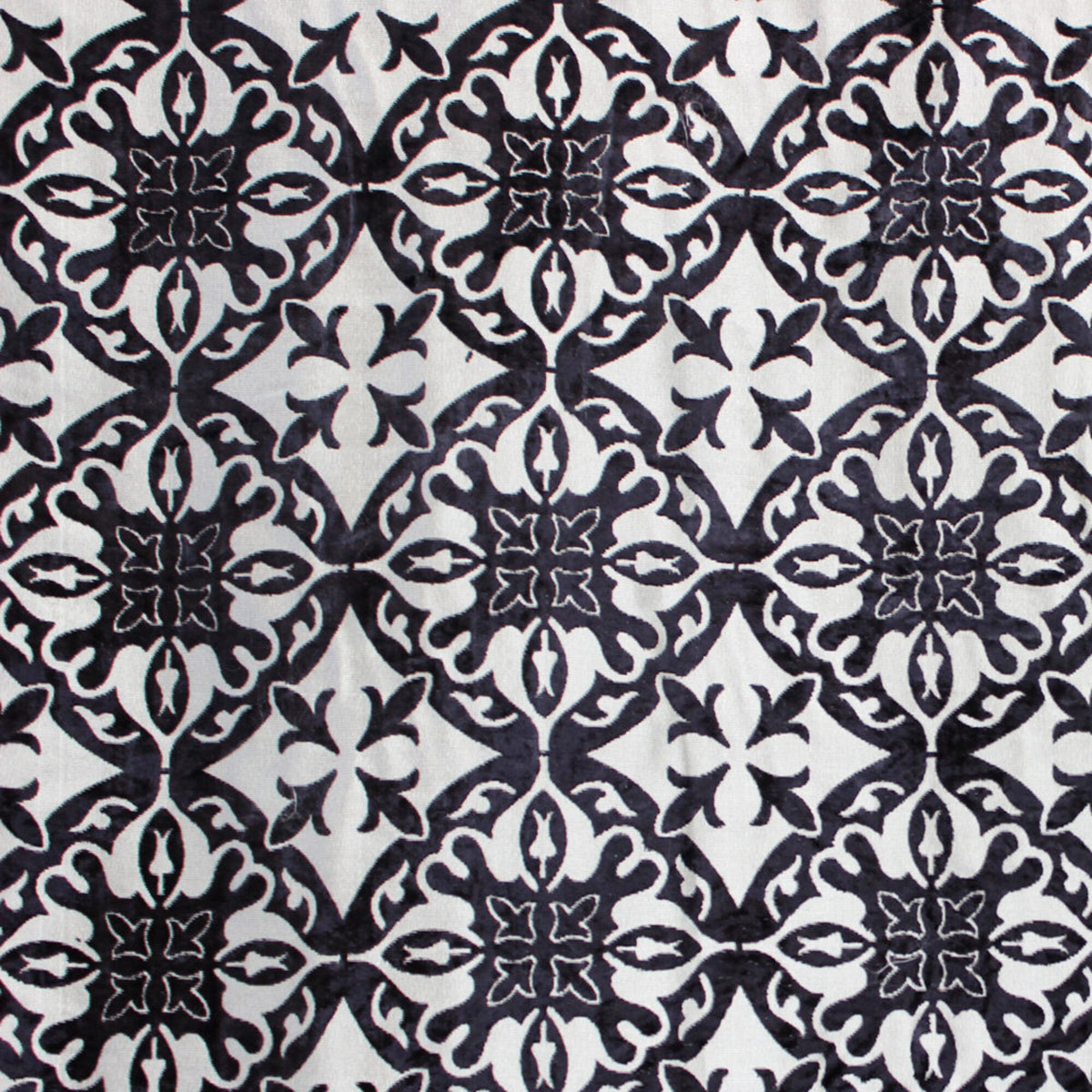 Black Sophistication Velvet By the Yard