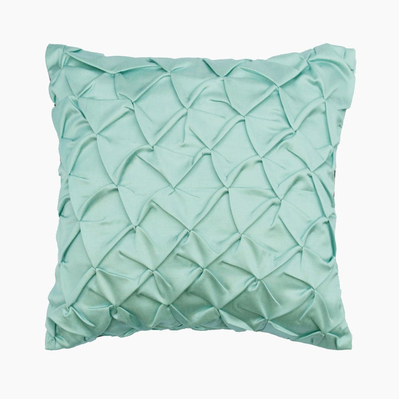 Sea Crunch Pintucks Throw Pillow Cover