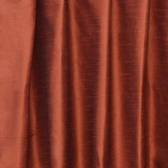 Rust Art Silk Curtain Panels