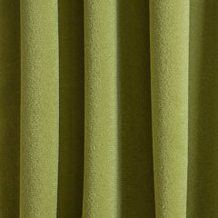 Light Olive Green Velvet Curtain Panels